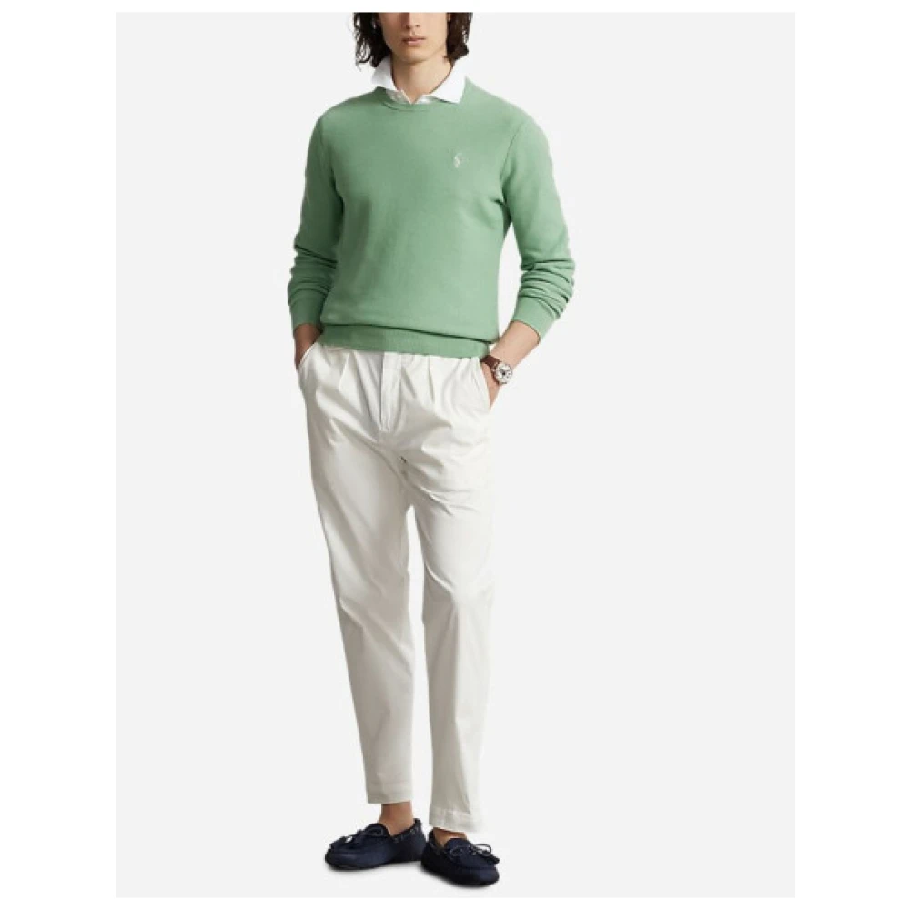 Polo Ralph Lauren Honingraat Katoenen Trui Green Heren