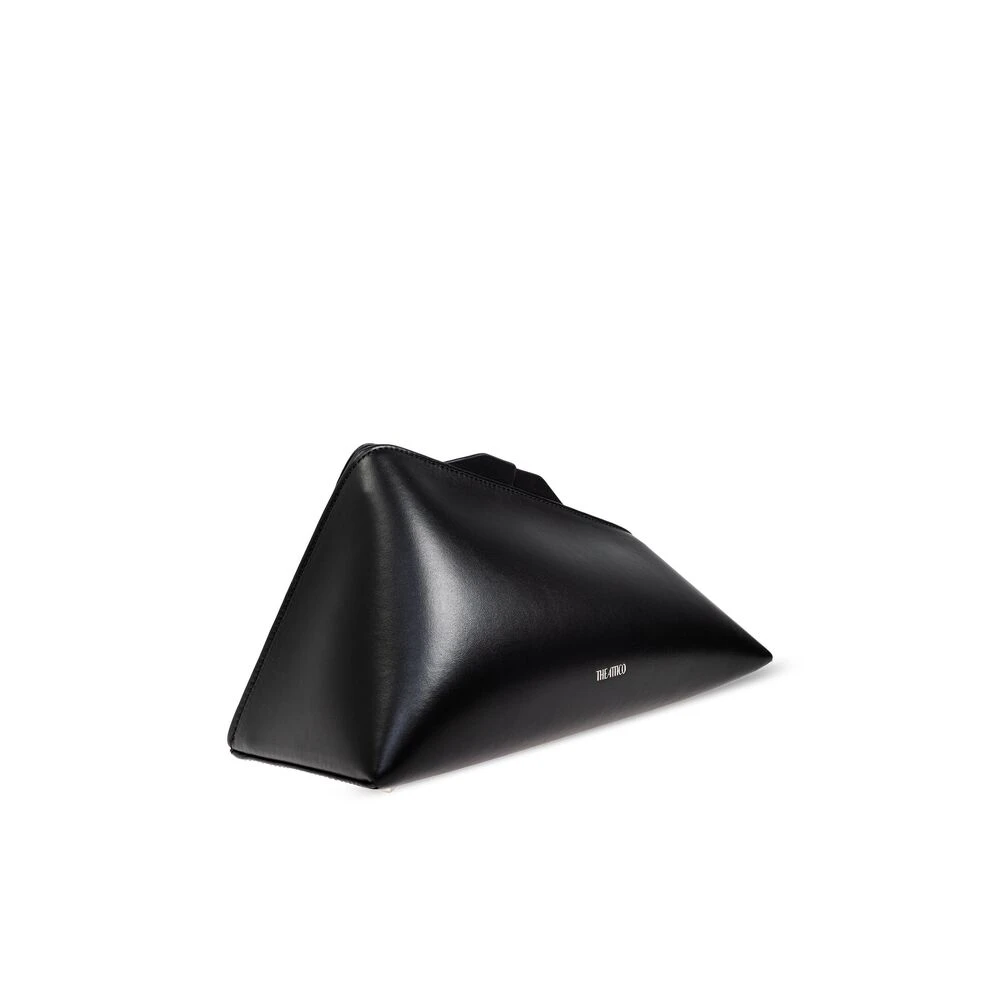 The Attico Zwarte Magnetische Sluiting Asymmetrische Tas Black Dames