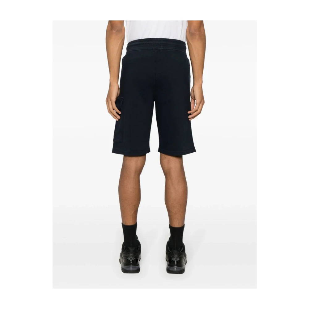 C.P. Company Blauwe Casual Shorts met Cargo Zak Blue Heren