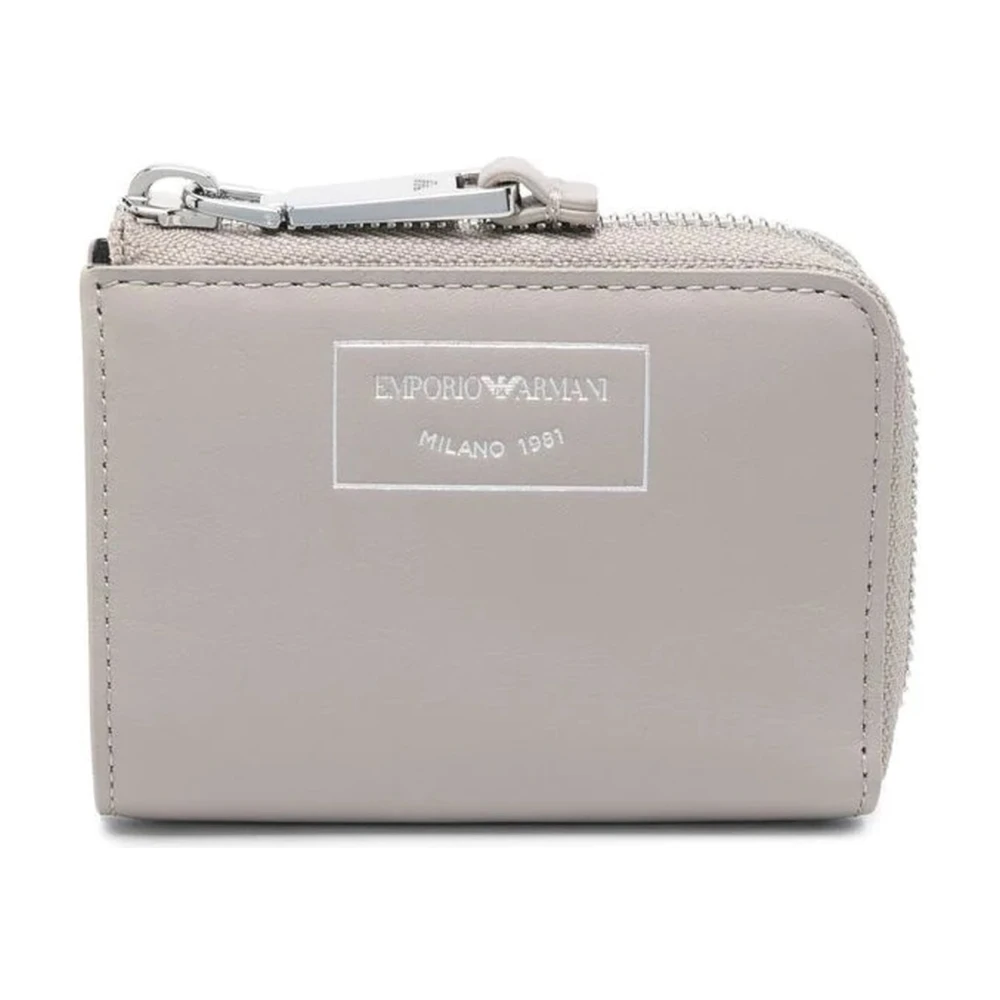 Emporio Armani Women's Beige Wallets & Cardholders, One Size, Stylish Leather Wallet
