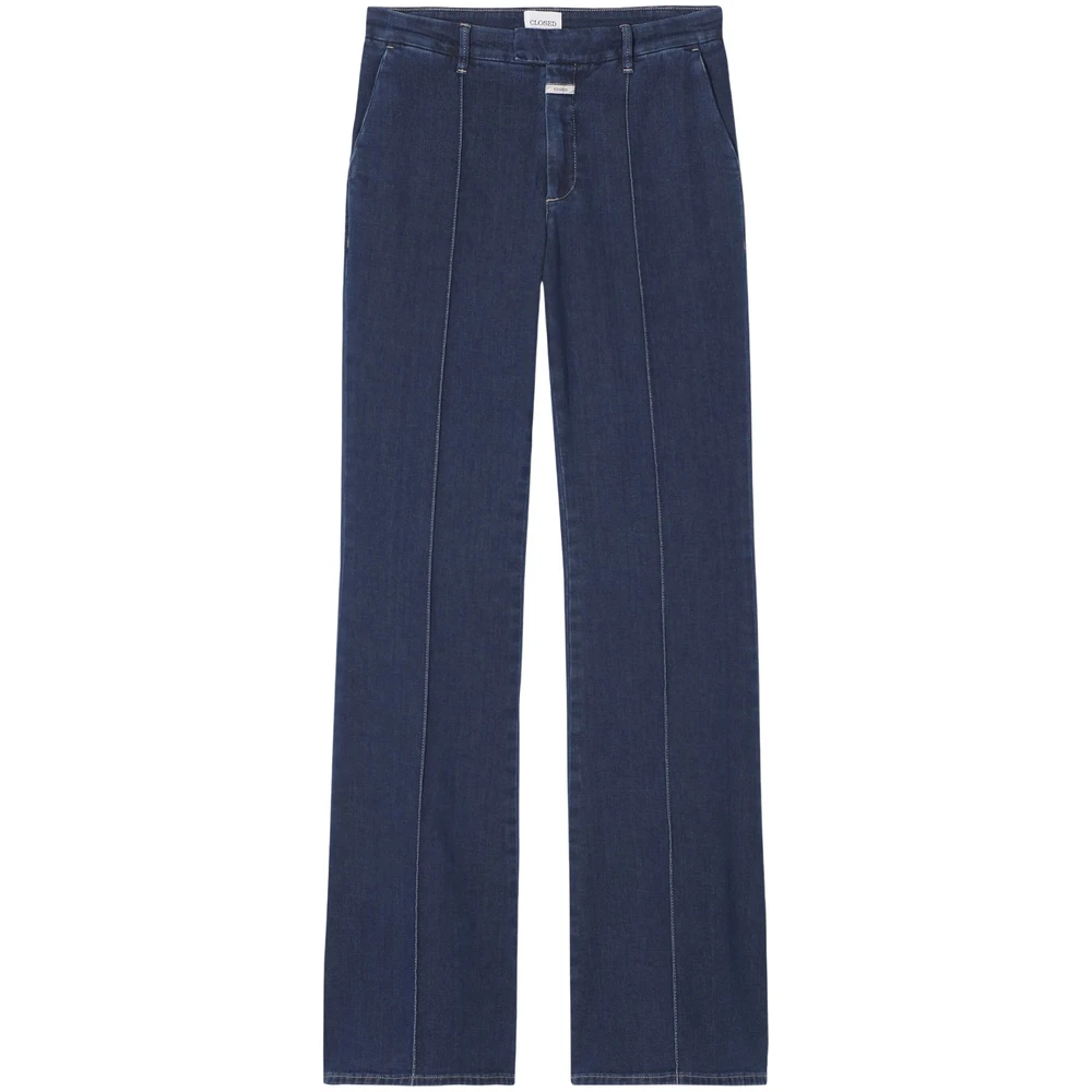 Closed Indigo Blauwe Denim Jeans met Achterzak Blue Dames