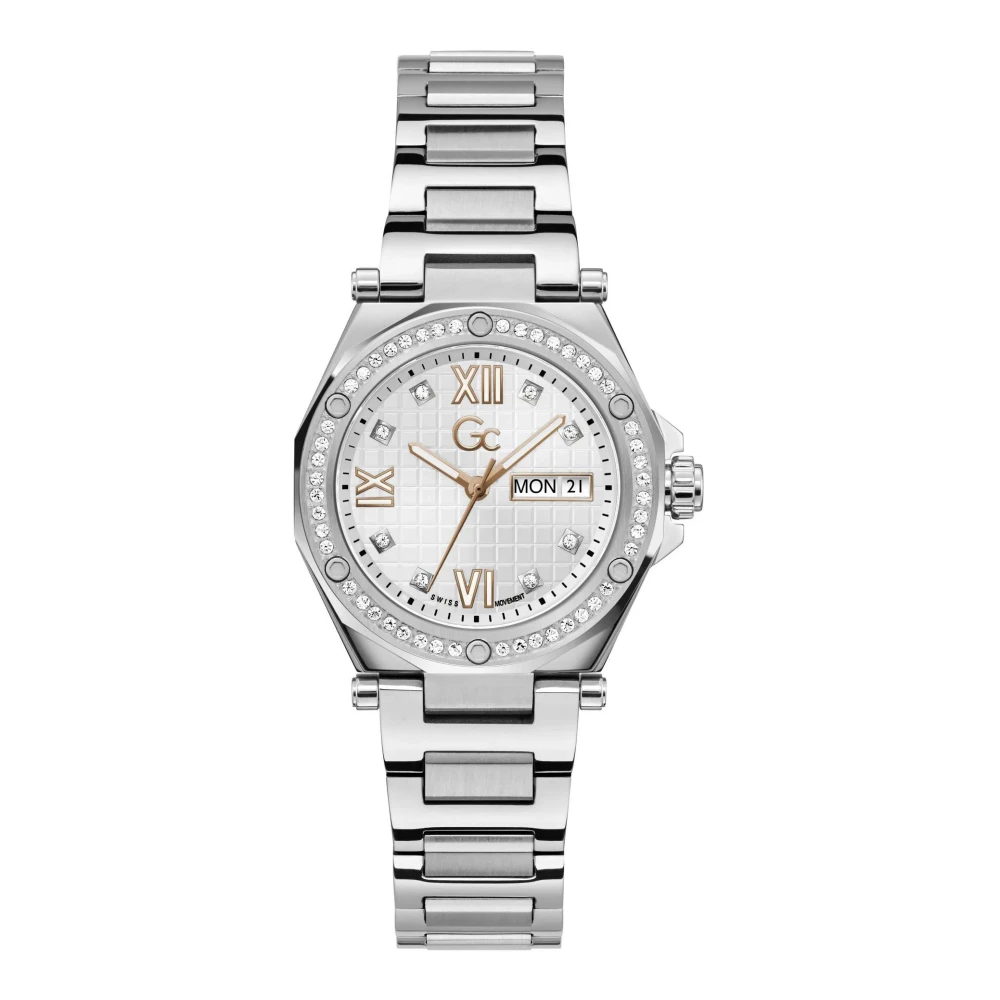 Guess Women's Gray Collection Watch Legacy Z20003l1mf Stainless Steel Bracelet Watch Silver - Watches - One Size - Accessories