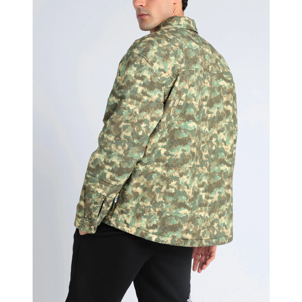 The North Face Camo Stuffed Shirt Jacket Green Heren