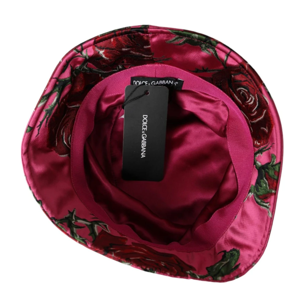 Dolce & Gabbana Roze Bloemen Emmerhoed Pink Heren