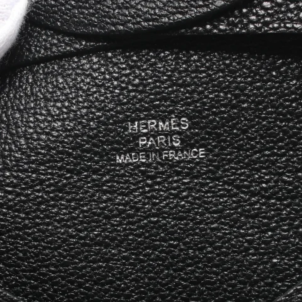 Hermès Vintage Pre-owned Leather wallets Black Dames