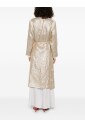 golden-long-sleeve-belted-coat