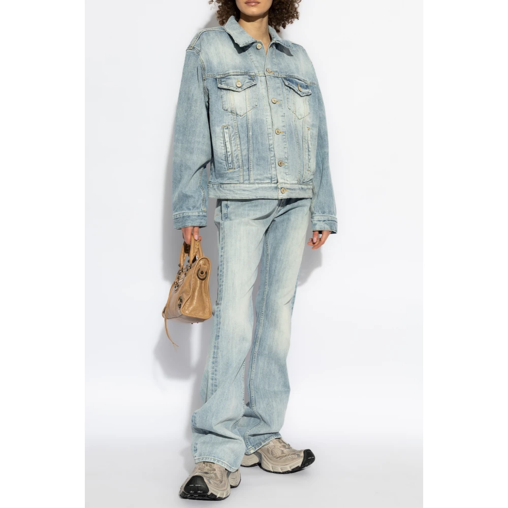 Balenciaga Laagbouw jeans Blue Dames