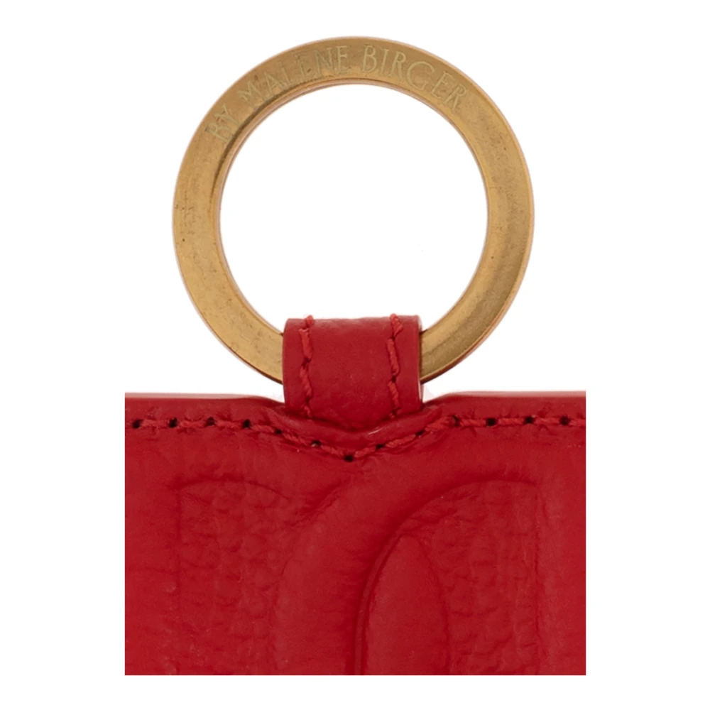 By Malene Birger Leren sleutelhanger Monno By Herenne Birger Red Dames