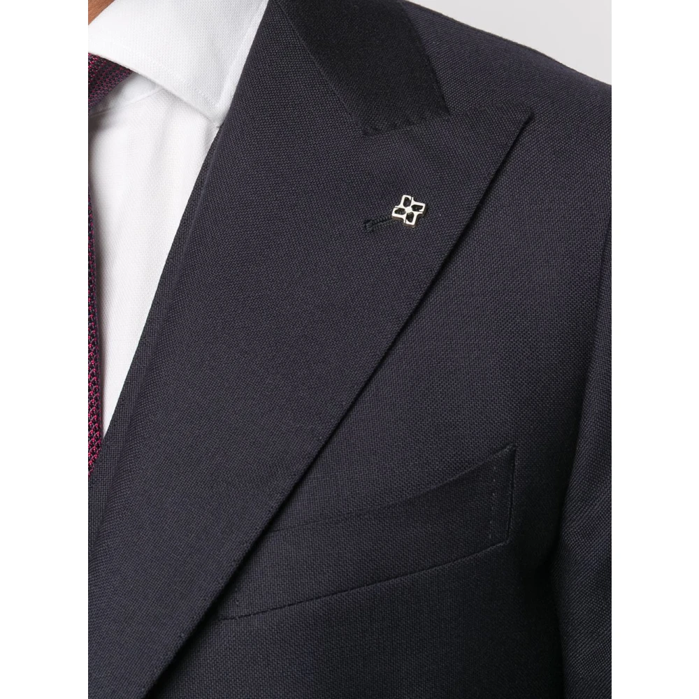 Tagliatore Jurken Blauw Blue Heren