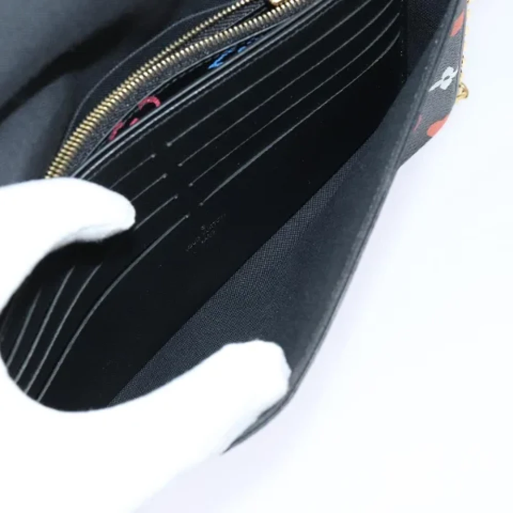 Louis Vuitton Vintage Pre-owned Canvas clutches Black Dames