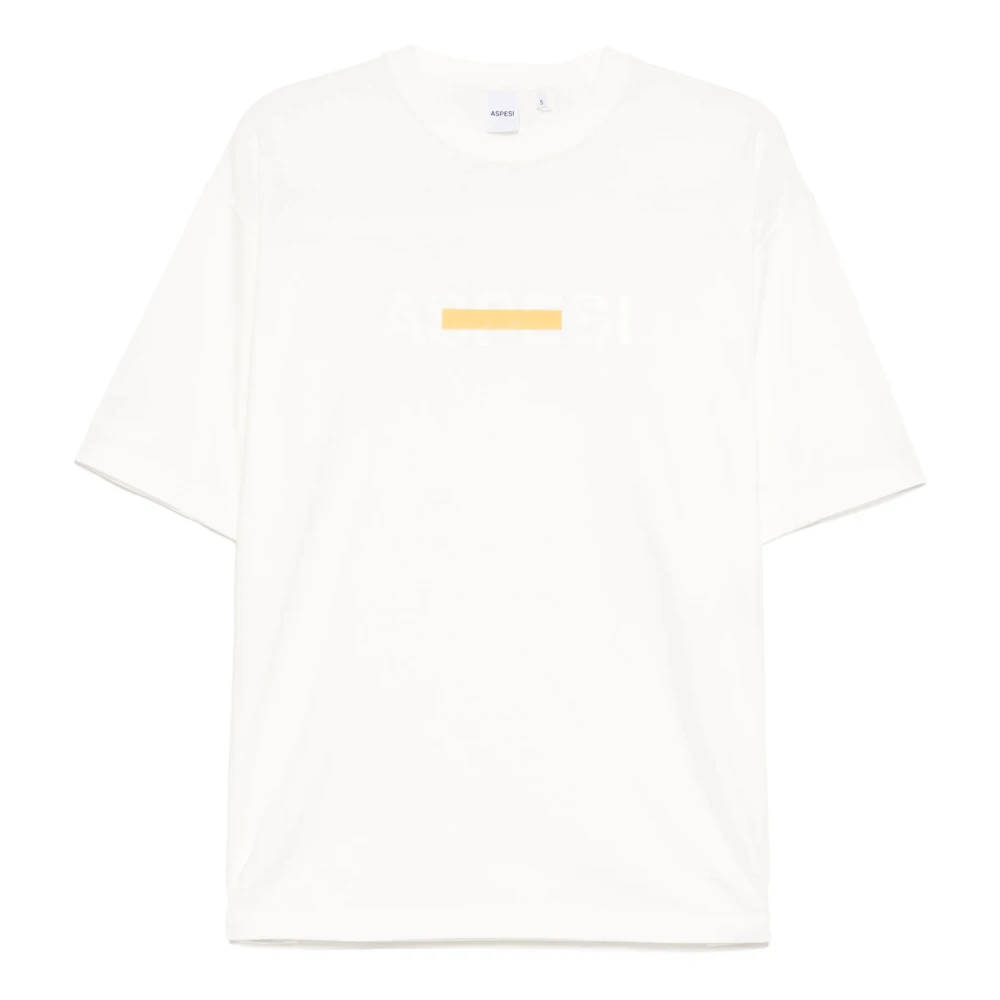 Aspesi Klassiek katoenen T-shirt Beige Heren