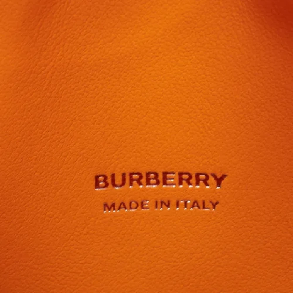 Burberry Vintage Pre-owned Leather totes Orange Dames