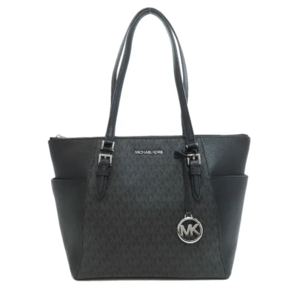 Michael Kors Pre-owned Canvas shoulder-bags Black Dames