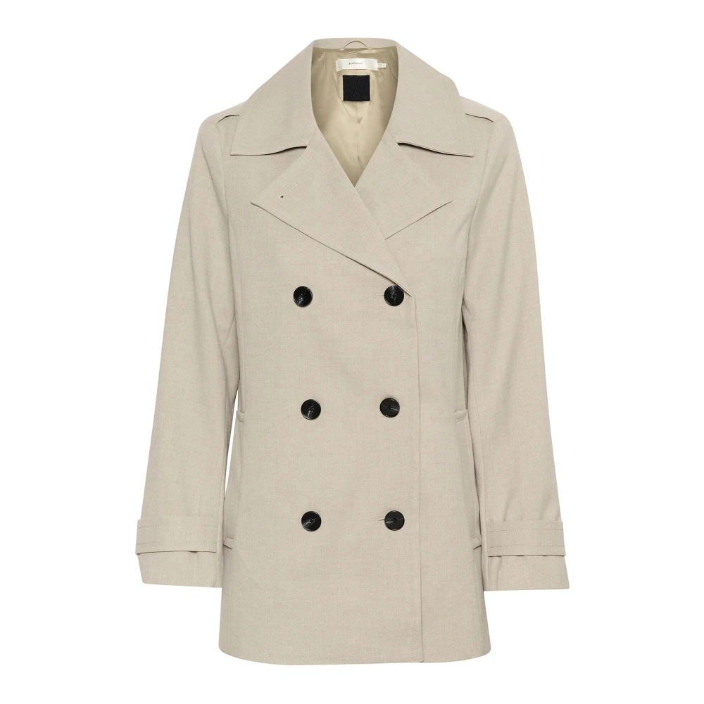InWear Klassieke Sailor Coat Jas Haze Melange Beige Dames