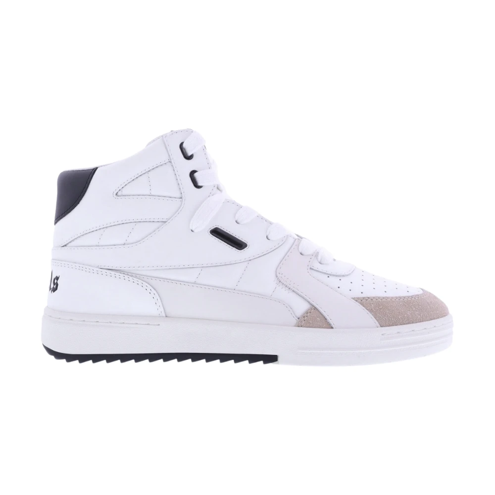 Palm Angels Universiteit Mid Sneaker in Heren Schoenen Wit