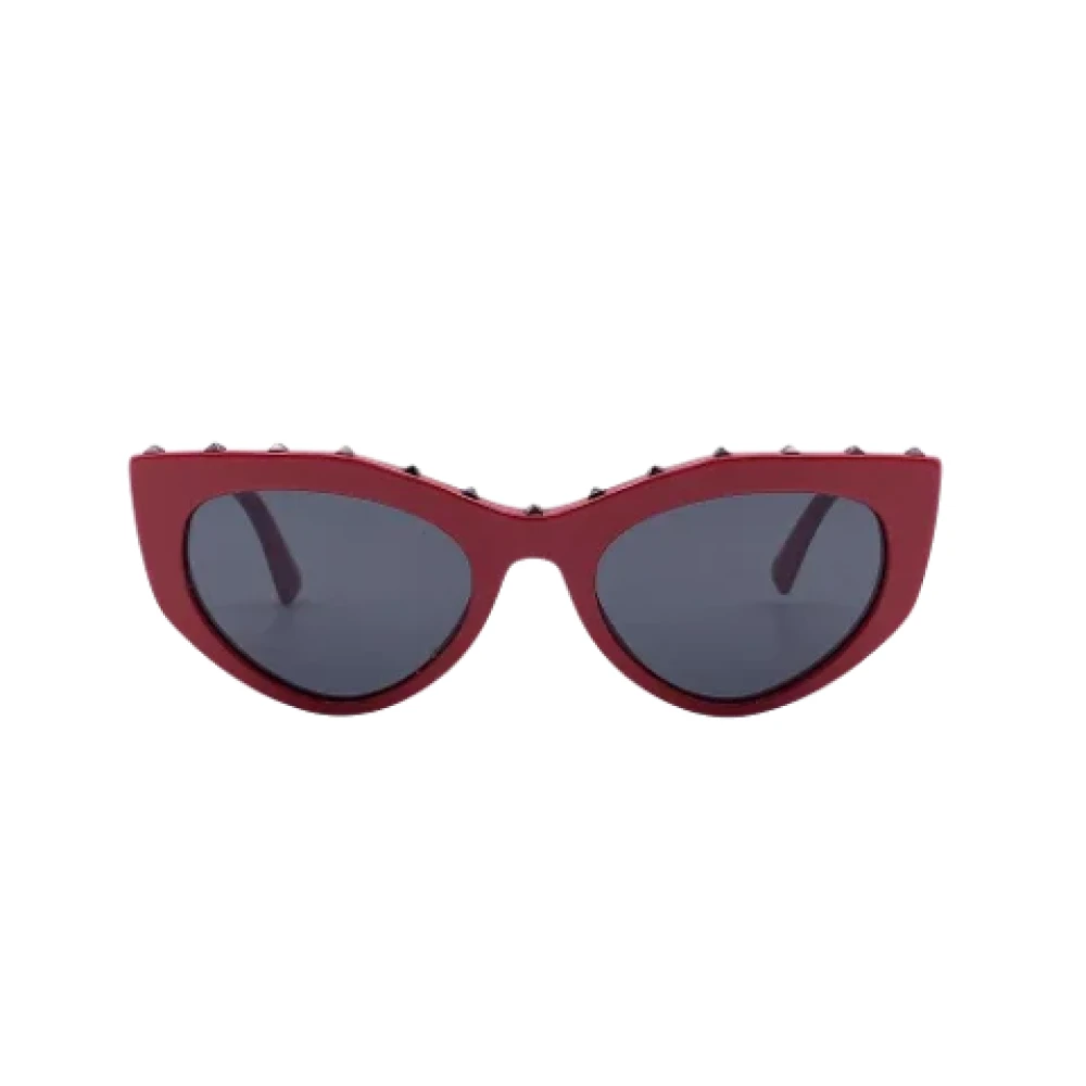 Valentino Vintage Pre-owned Plastic sunglasses Red Dames