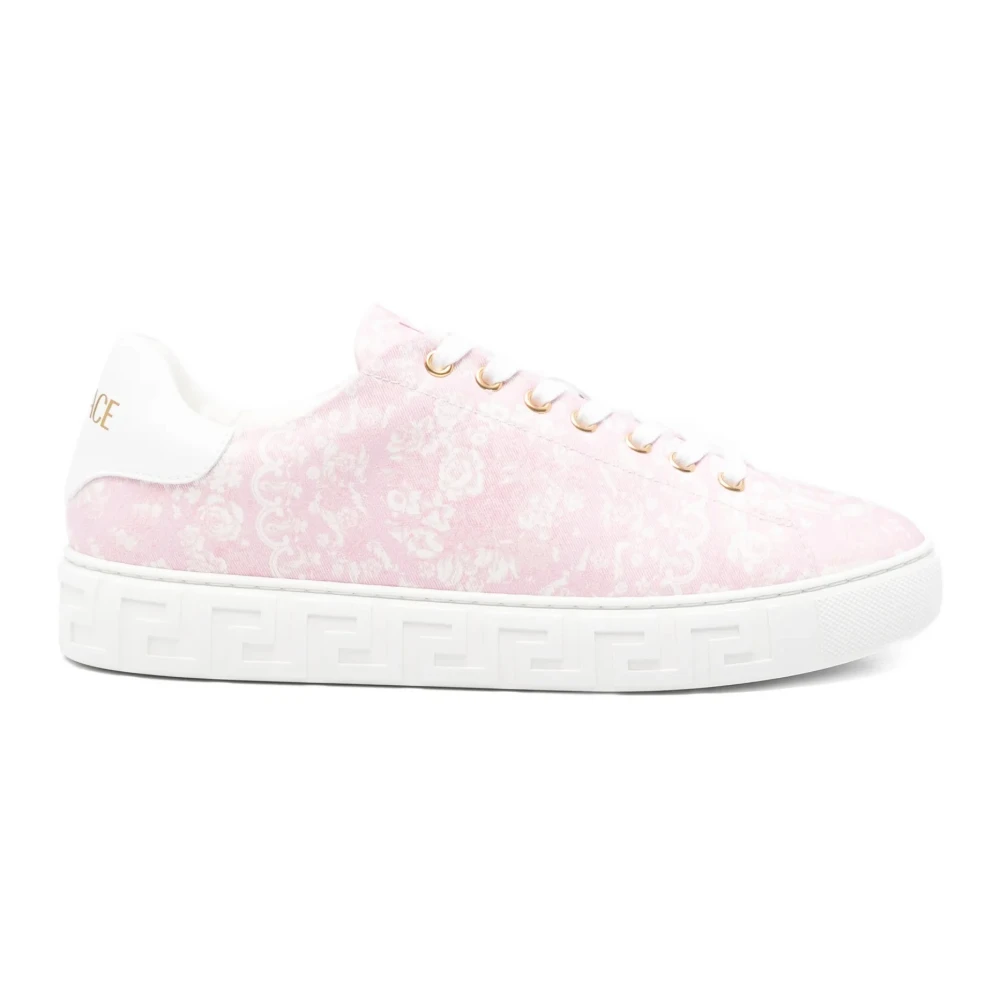 Versace Barocco Greca Sneaker Dames Schoenen Roze