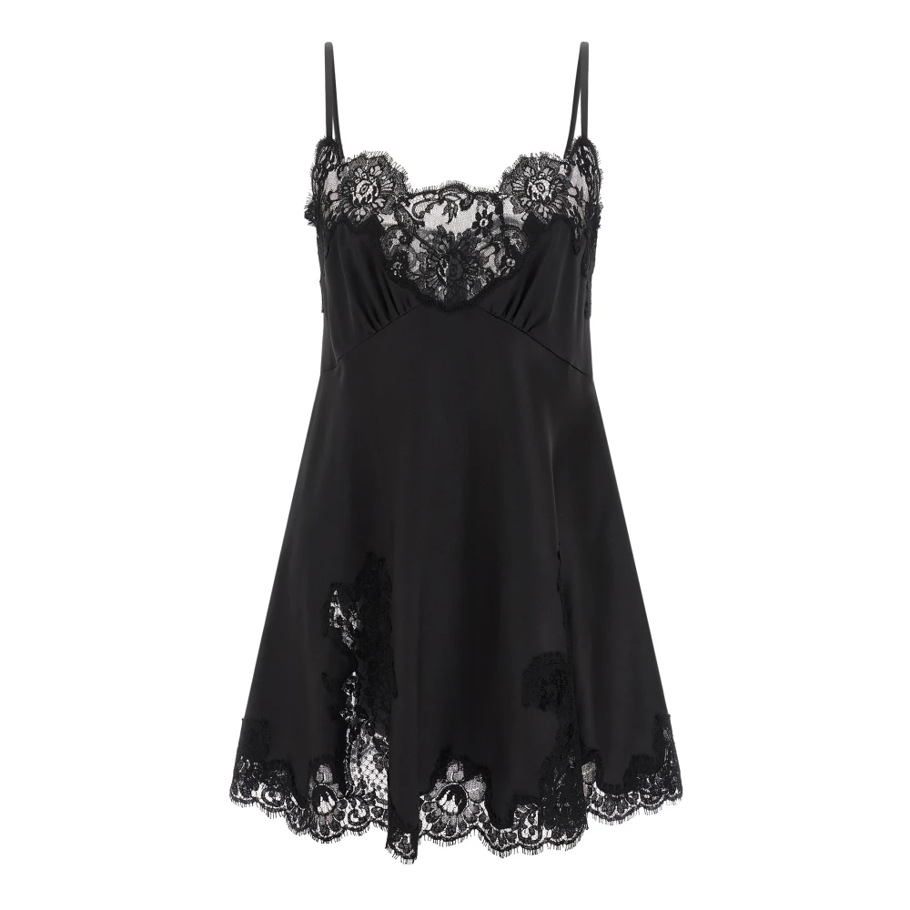 Dolce & Gabbana Damen Schwarz Kleider, K, Sgröße: