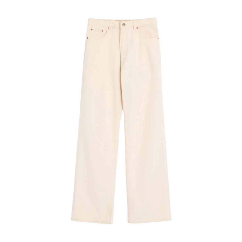 Valentino Garavani , Straight Fit Jeans, Male, Beige, W31, Denim Trousers