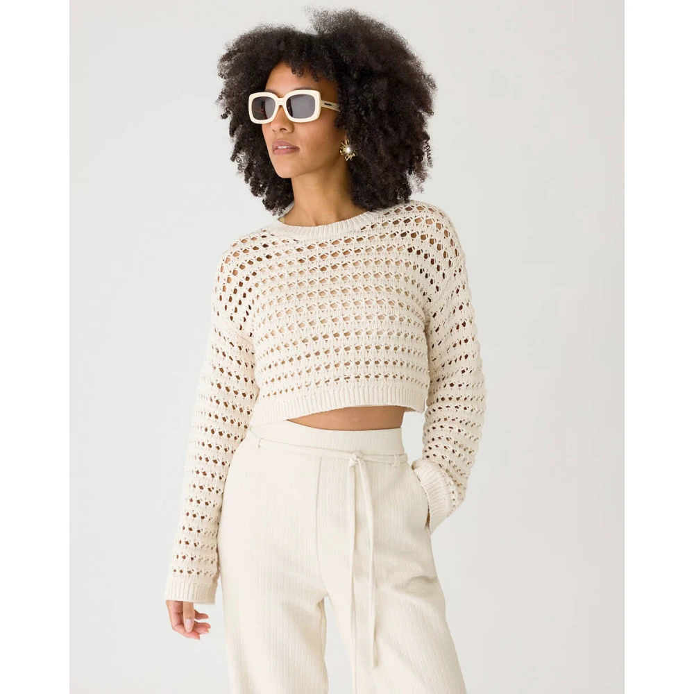 Anna Van Toor Stijlvolle Pullover Sweater Beige Dames