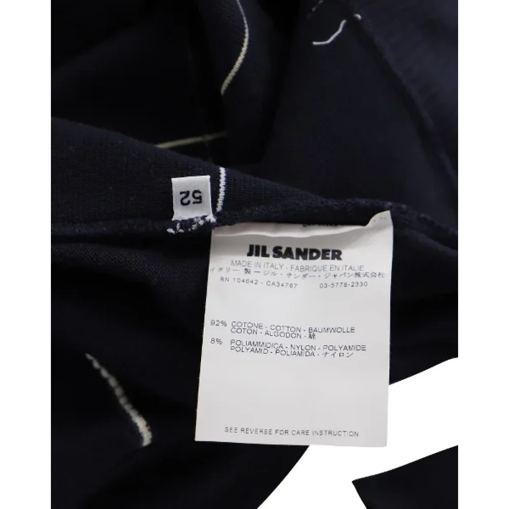 Jil Sander Pre-owned Cotton tops Blue Heren