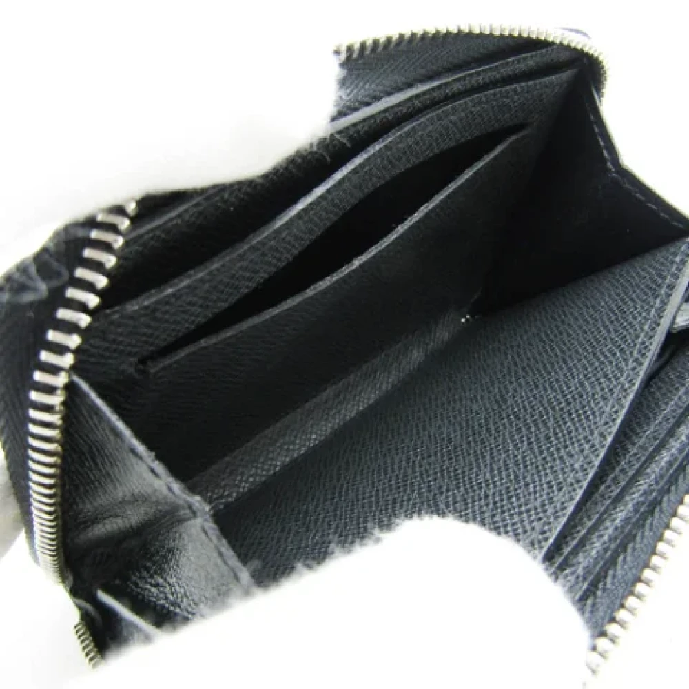 Louis Vuitton Vintage Pre-owned Leather wallets Black Dames