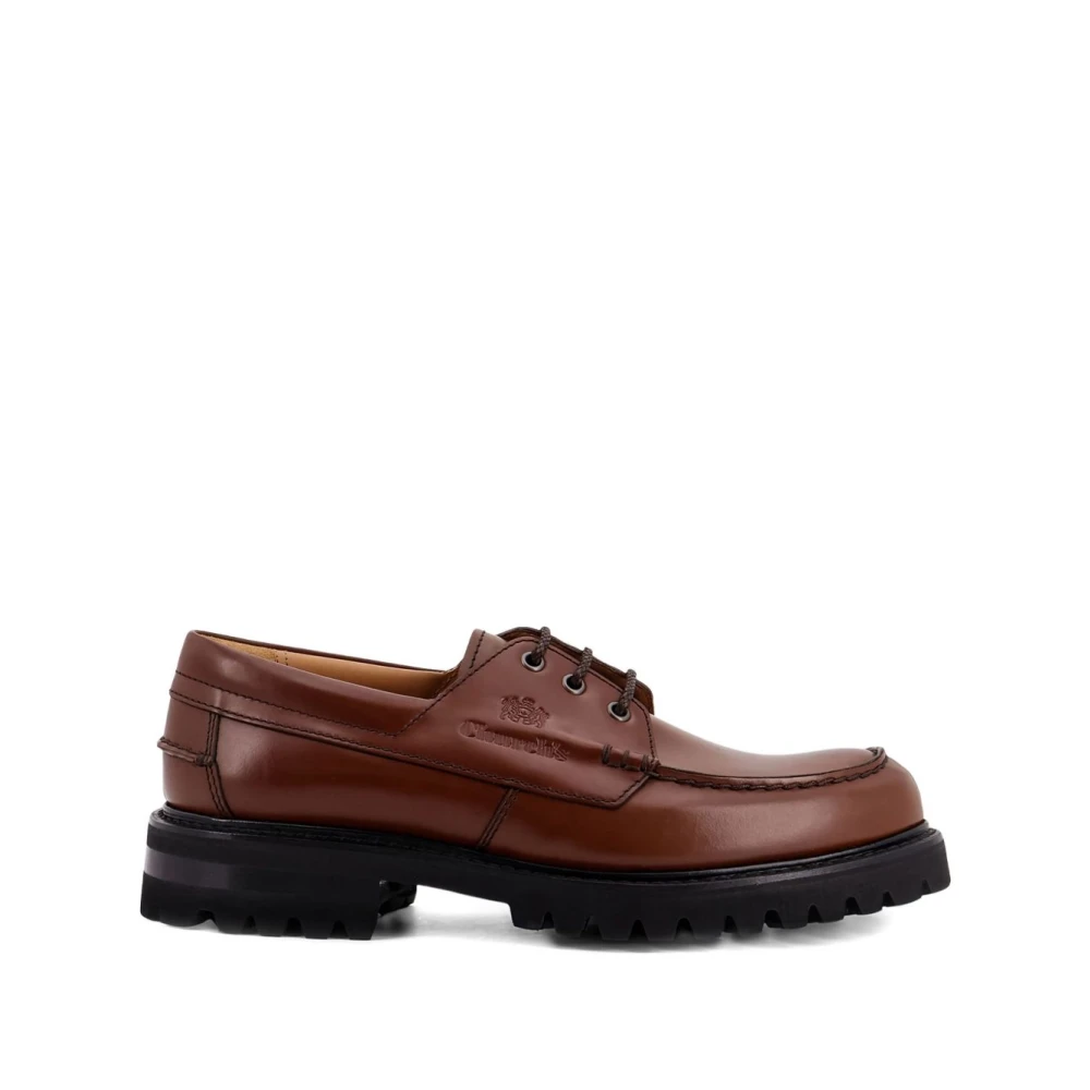 Church's Men's Brown Laced Shoes, 10 Uk, Boat Loafer
