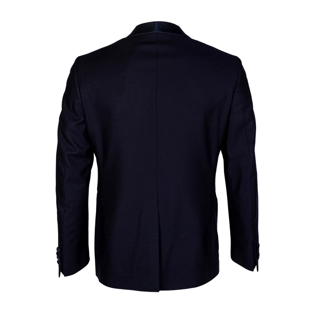 Tagliatore 3-Delig Wol Tuxedo Pak Blue Heren
