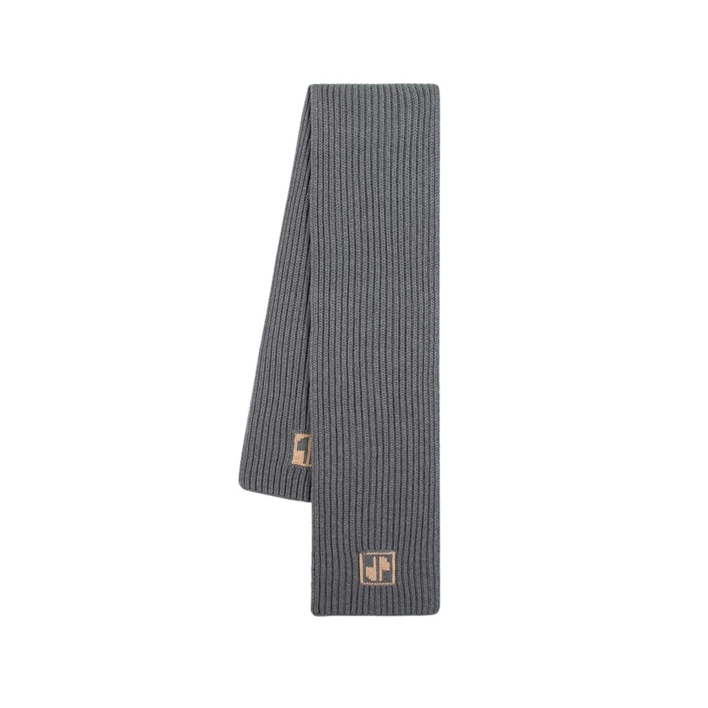 Patou Grijze Wollen Sjaal Jp Stijl Gray Dames