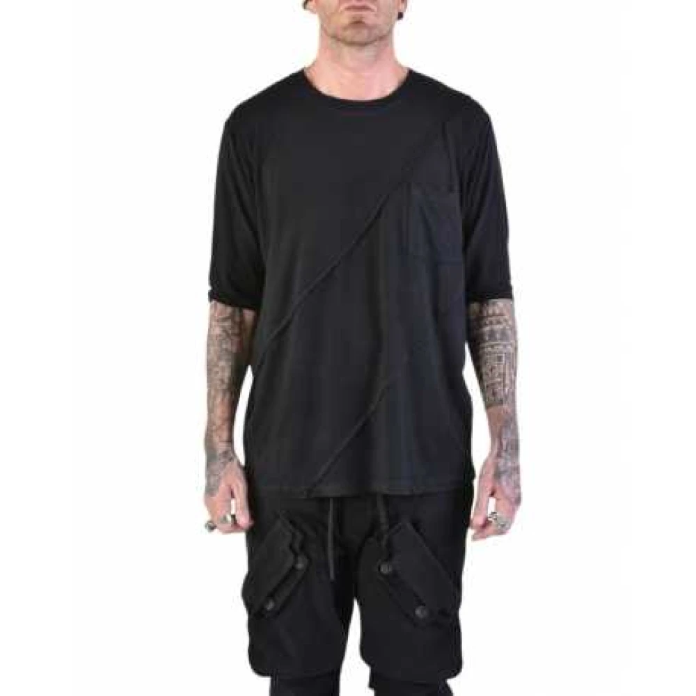 La Haine Inside Us Zwarte Bamboe T-shirt Korte Mouwen Zak Black Heren