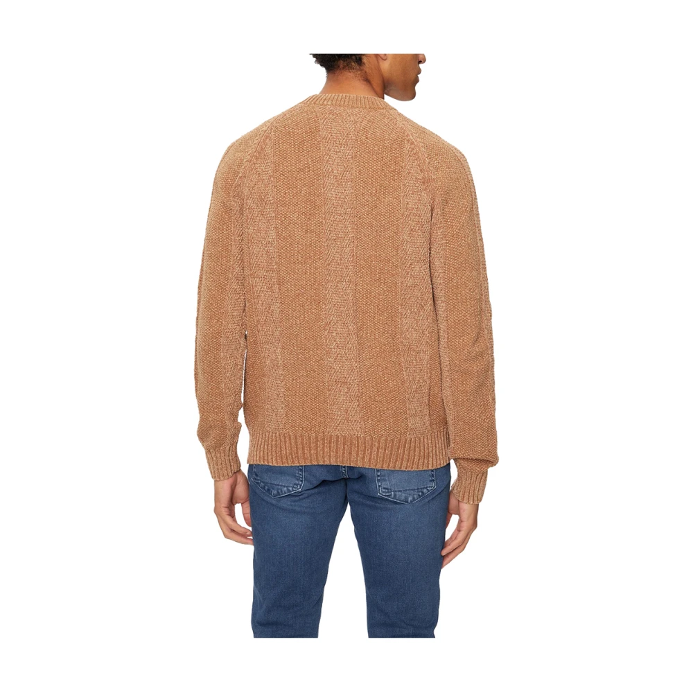 Liu Jo Bruine Wol V-Hals Trui Brown Heren