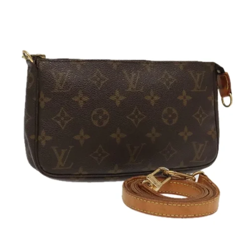 Louis Vuitton Vintage Pre-owned Canvas pouches Brown Dames