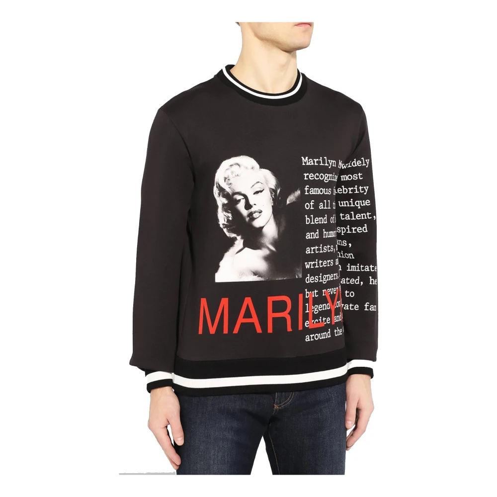Dolce & Gabbana Marilyn Monroe Sweatshirt Black Heren