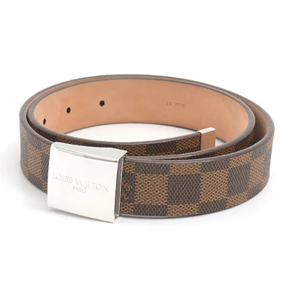 Louis Vuitton Vintage Pre-owned Leather belts Brown Dames