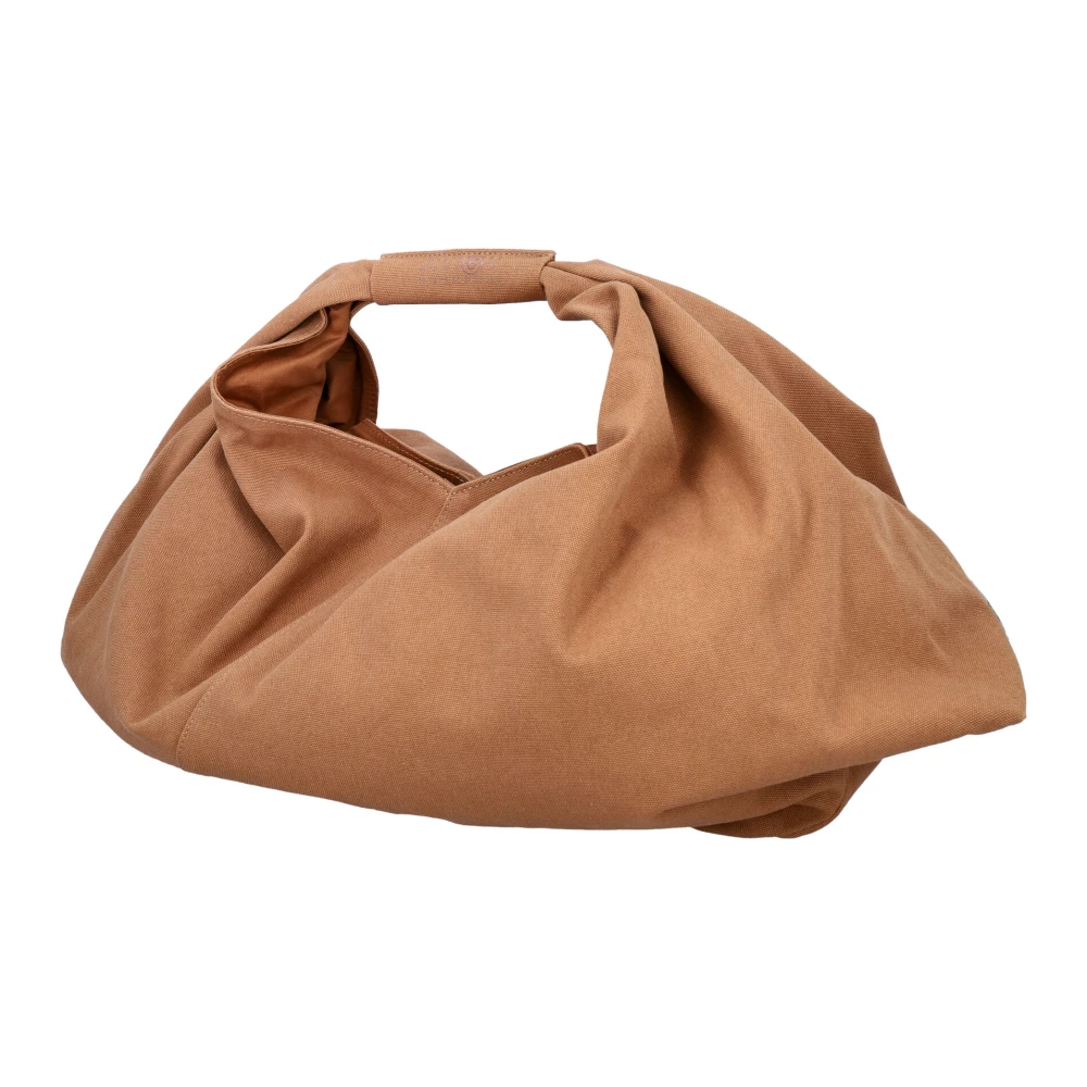MM6 Maison Margiela Stijlvolle Handgemaakte Katoenen Handtas Beige Dames