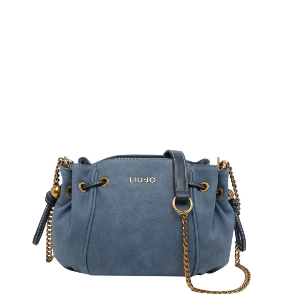 Liu Jo Vrouw Blauw Tassen Dames, One Size, Ginesa Bucket Bag