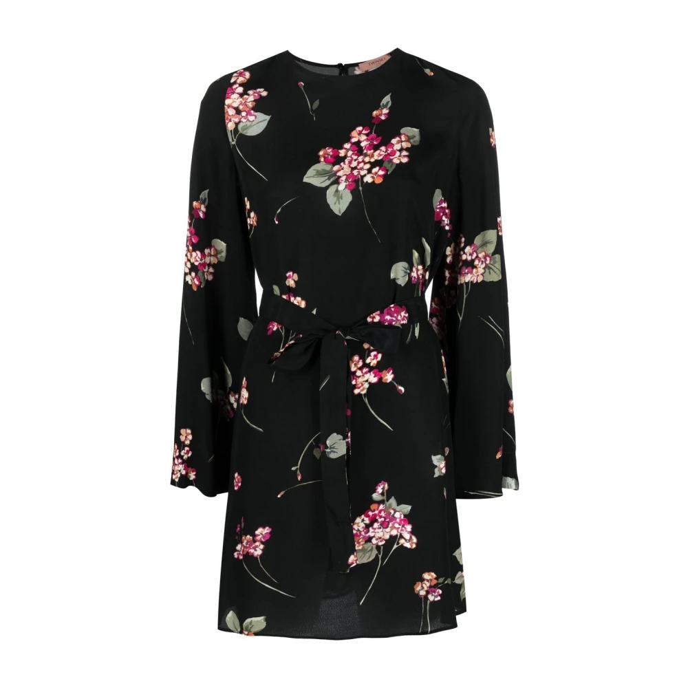Twinset Korte Jurken Black Dames