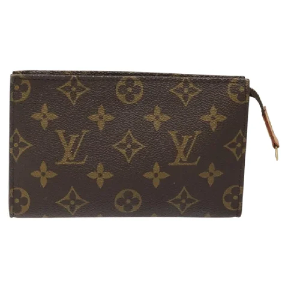 Louis Vuitton Vintage Pre-owned Canvas pouches Brown Dames