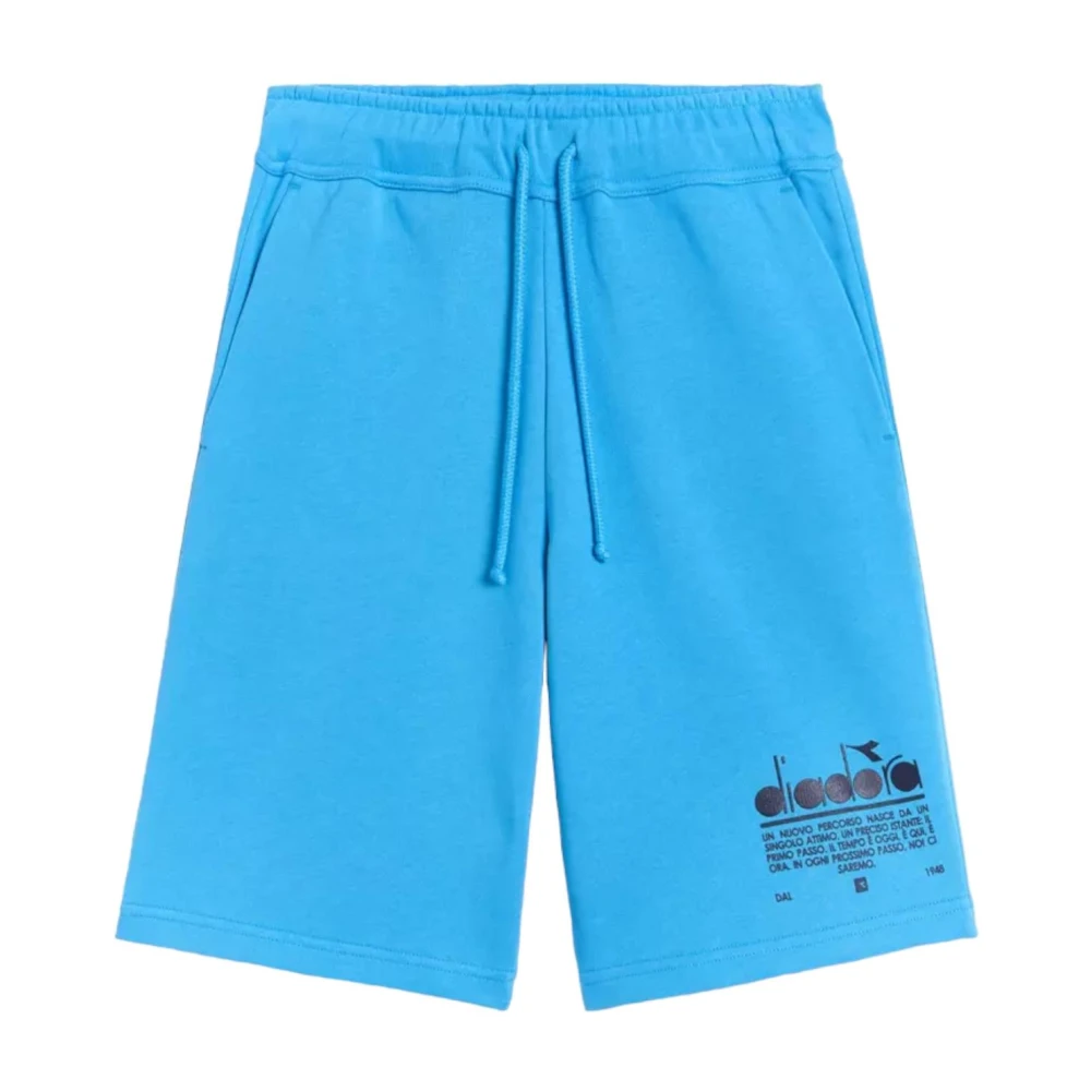 Diadora Bermuda Shorts voor Heren Blue Heren