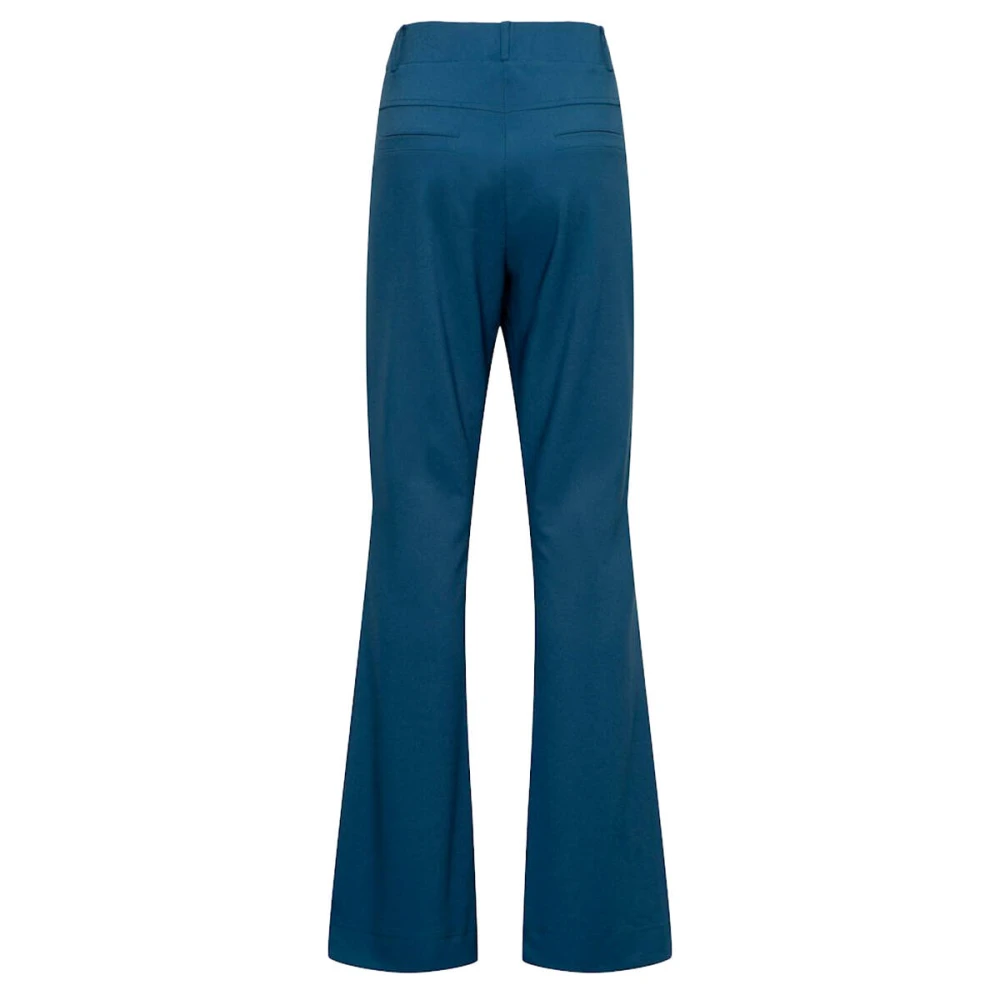 &Co Woman Comfort Twill Charlie Broek Blue Dames