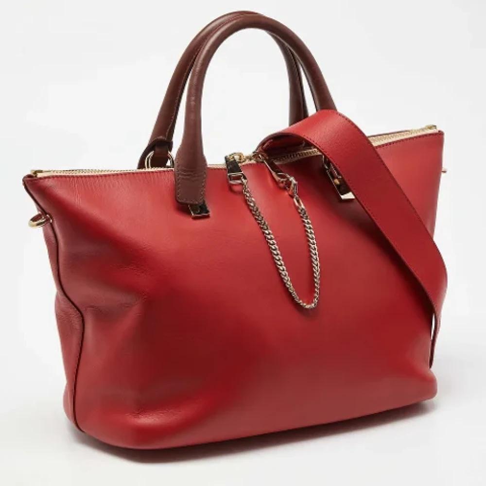 Chloé Pre-owned Leather totes Red Dames