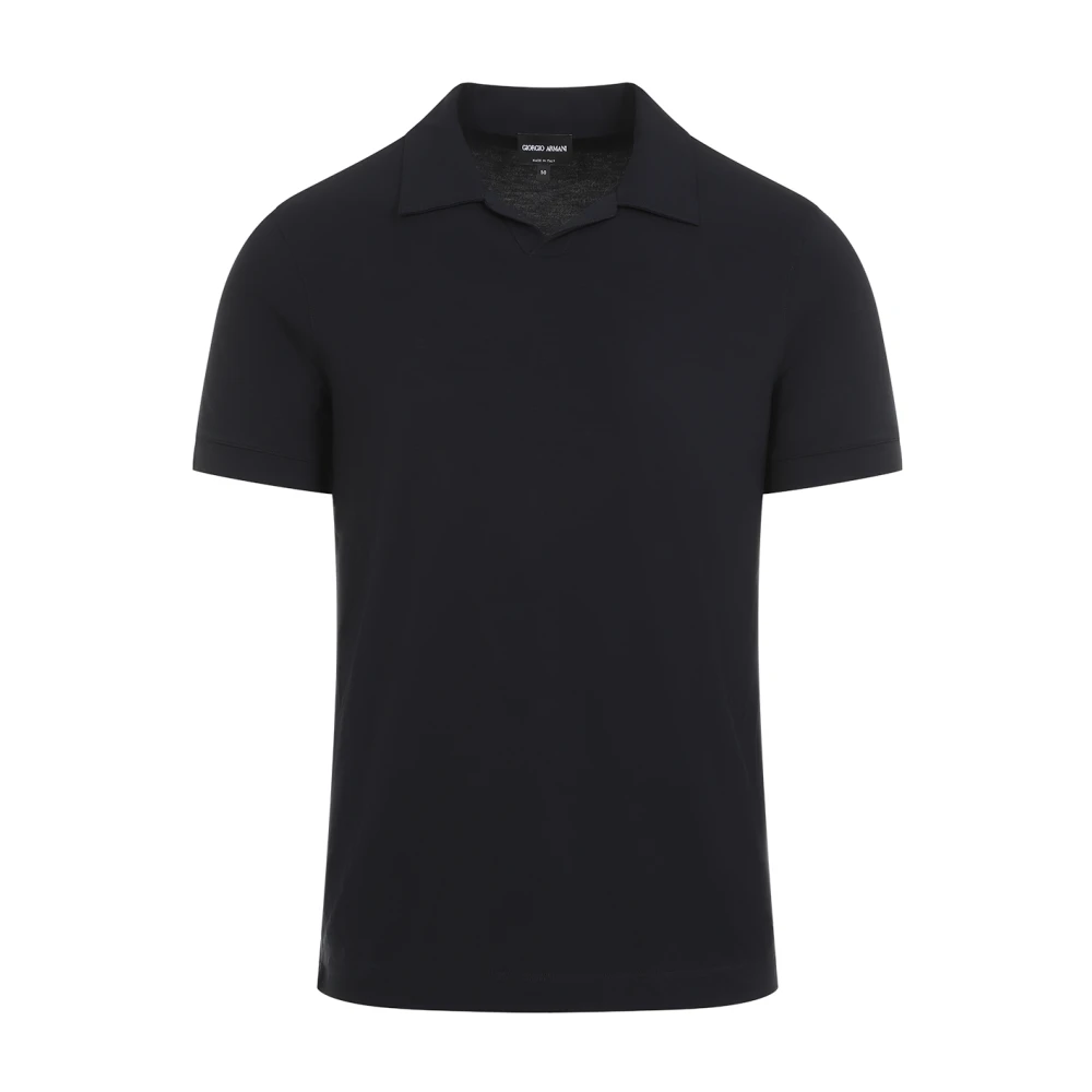 Giorgio Armani Men's Blue T-Shirt For Stylish - Polo Shirts - Xl - Tops