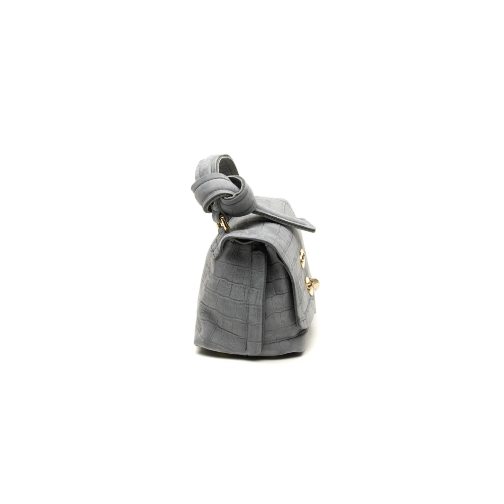 Zanellato Stijlvolle Postina Jones Caiman Baby Tassen Gray Dames