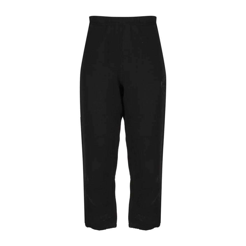 Moncler Wide Trousers Black Heren