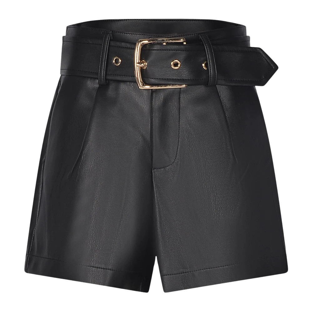 Marc Ellis Svarta shorts med bälte och fickor Black, Flicka