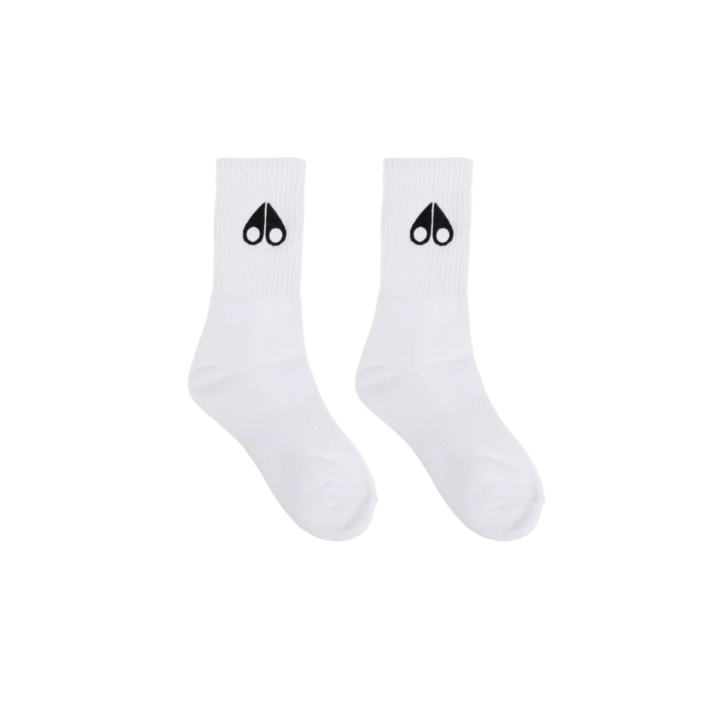 Moose Knuckles Katoenen sokken met logo White Heren