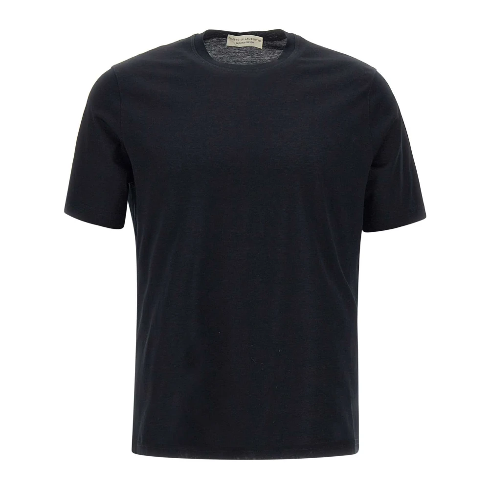 Filippo De Laurentiis Zwarte T-shirts en Polos Black Heren
