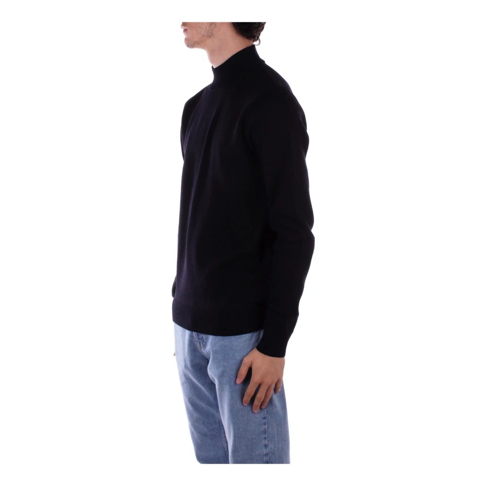 Fred Perry Zwarte coltrui met logo Black Heren