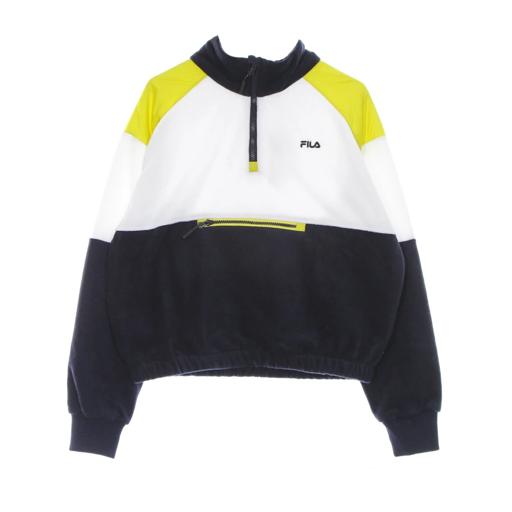 Fila Hoge hals halve rits fleece sweatshirt Multicolor Dames