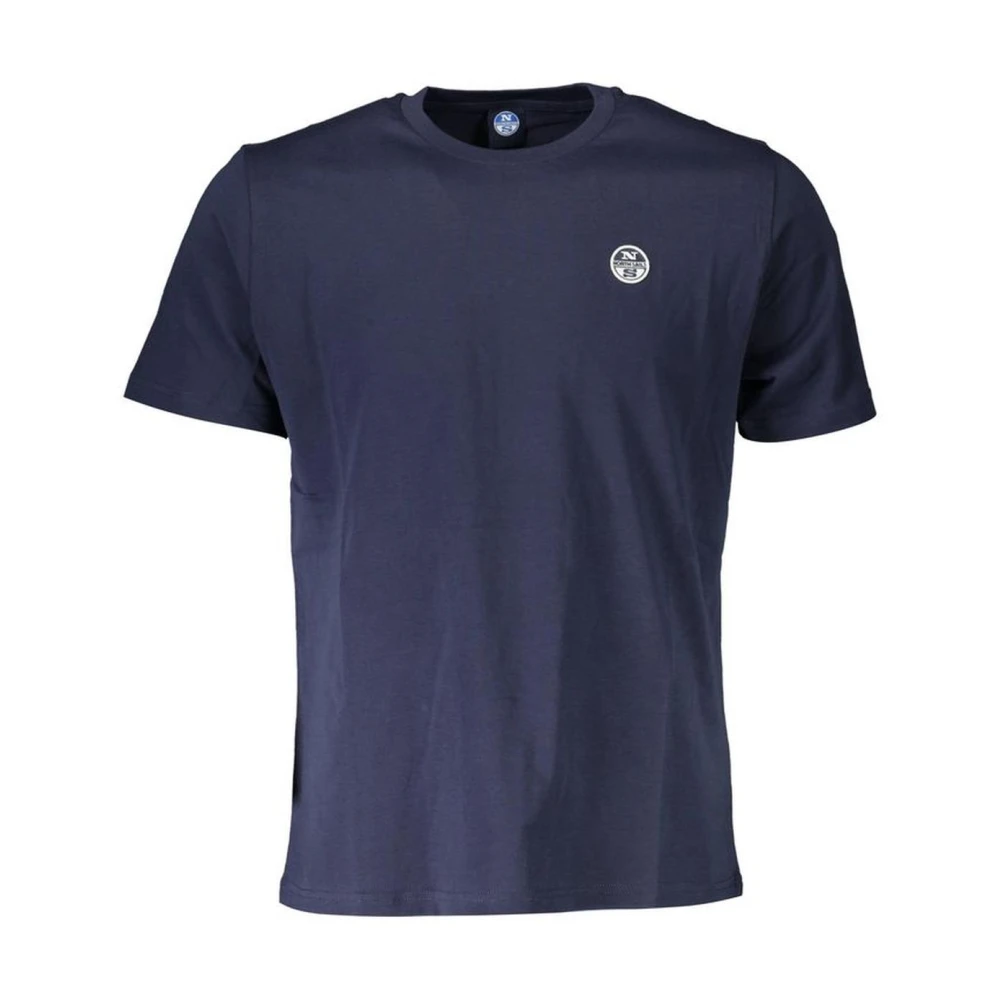 North Sails Men's Blue T-Shirts, Xl, Logo Detail Cotton Tee